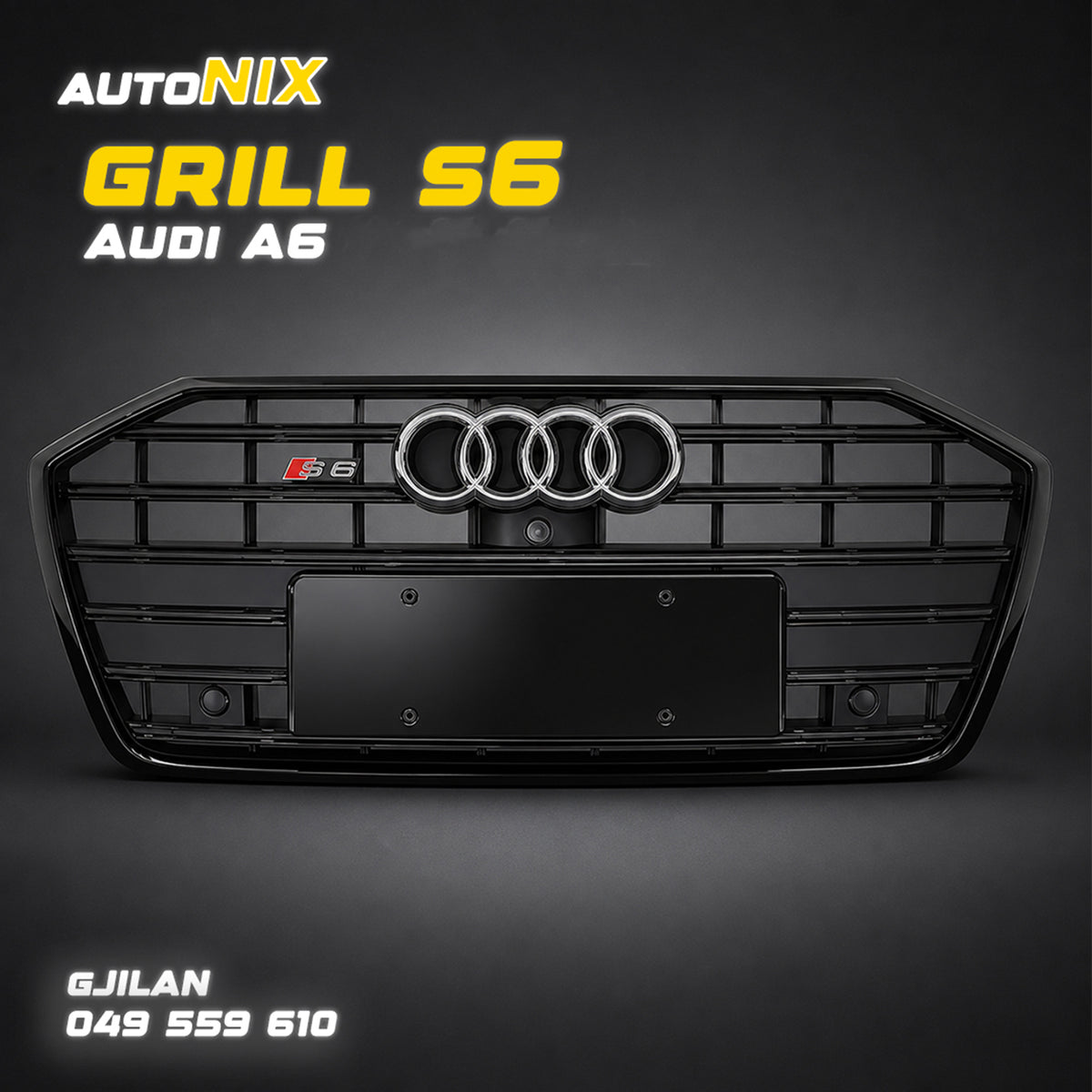 Grill S6 për Audi A6 2019–2022