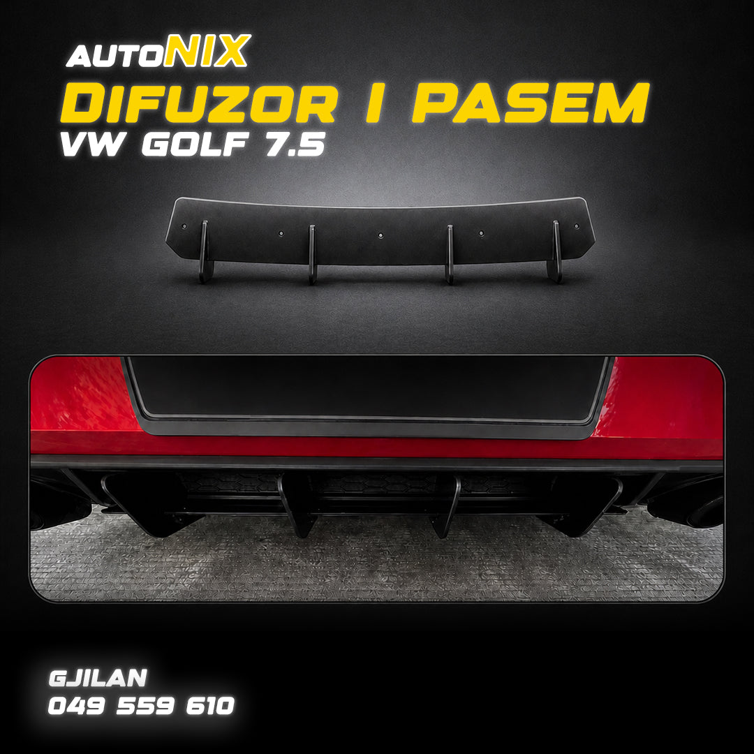 DIFUZOR I PASËM VW GOLF 7.5 GTI