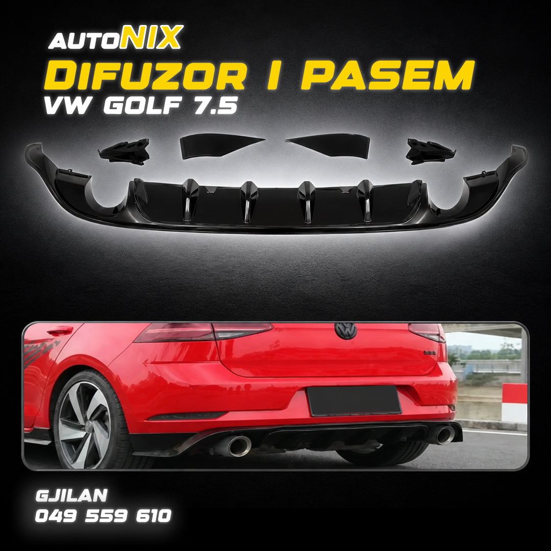 DIFUZOR I PASËM VW GOLF 7.5 GTI
