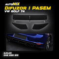 DIFUZOR I PASËM VW GOLF 7 R
