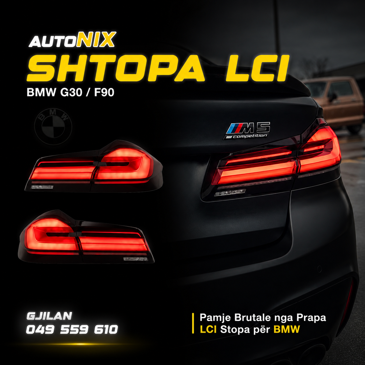 Stopa LED për BMW G30 – LCI Style