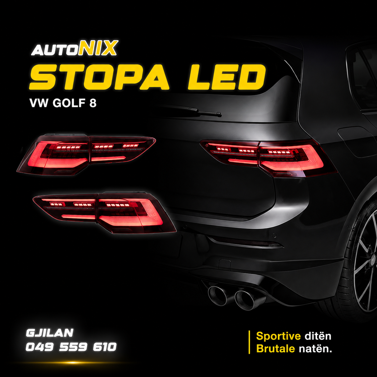 Stopa LED për VW Golf 8