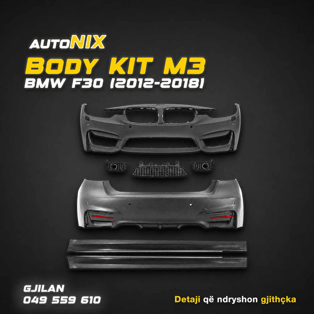 Body Kit M3 për BMW 3 Series F30 | 2012–2018