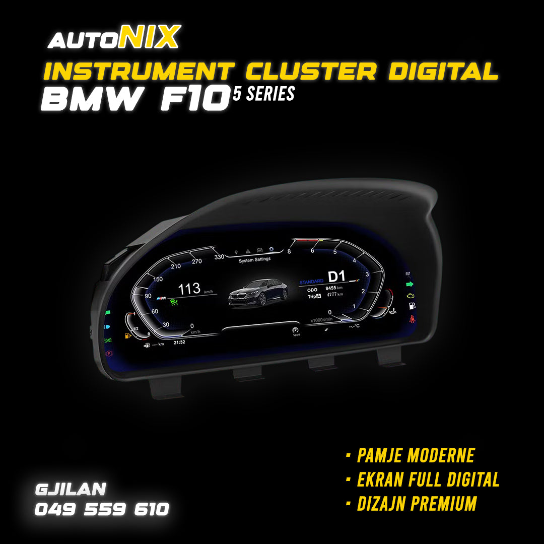 Digital Cockpit (Instrument Panel Dixhital) – BMW 5 Series F10