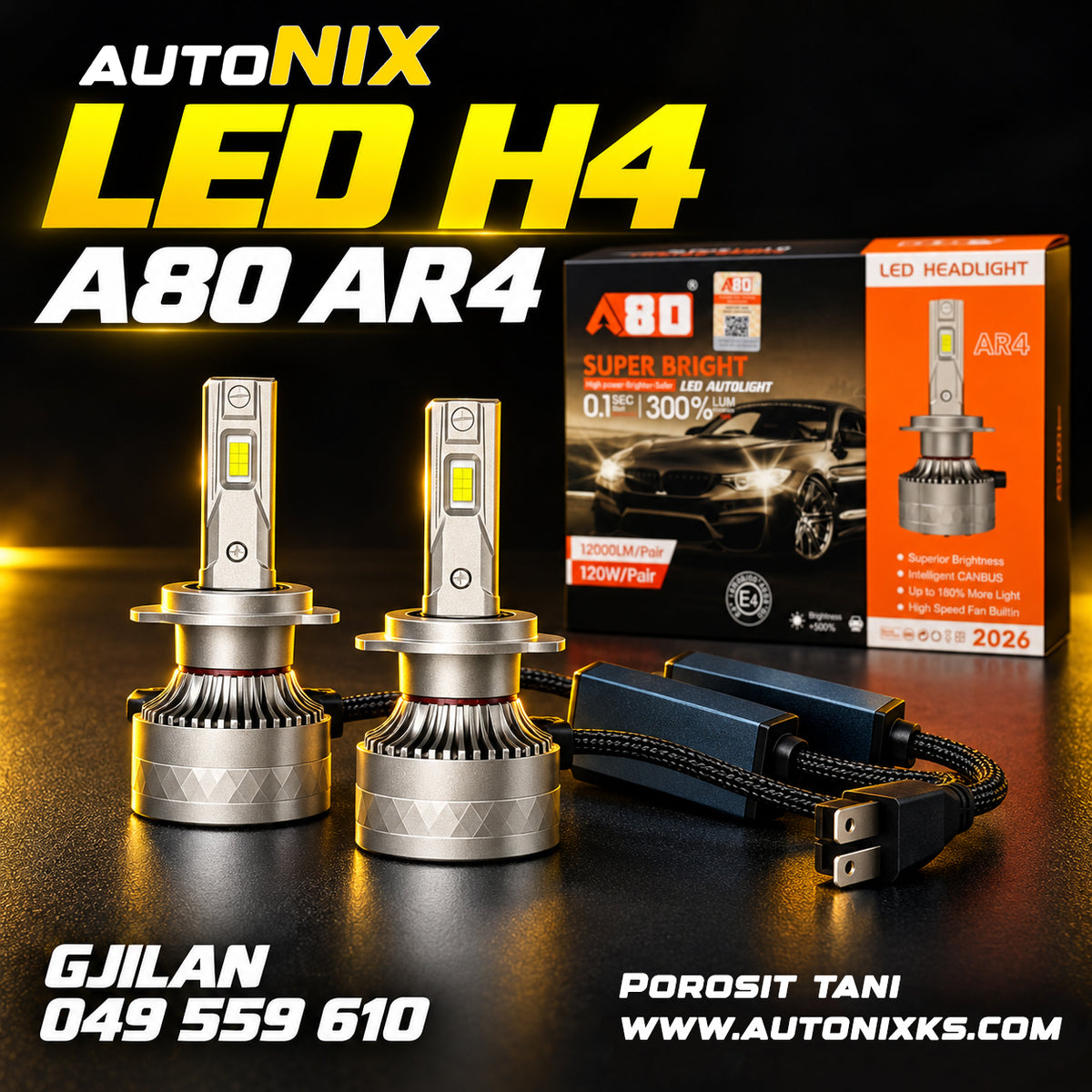 H4 LED A80 AR4 – 120 W