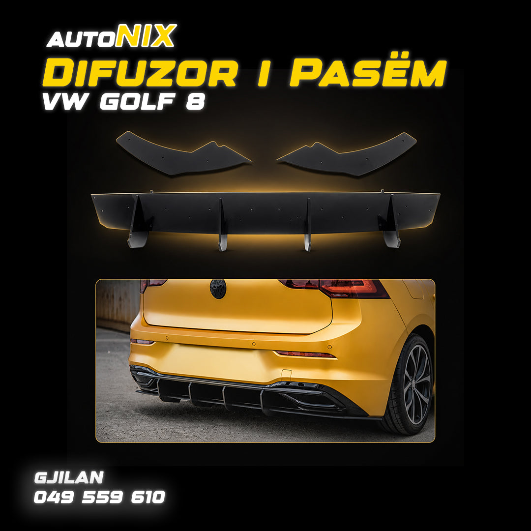 Difuzor i Pasëm Blade për VW Golf 8