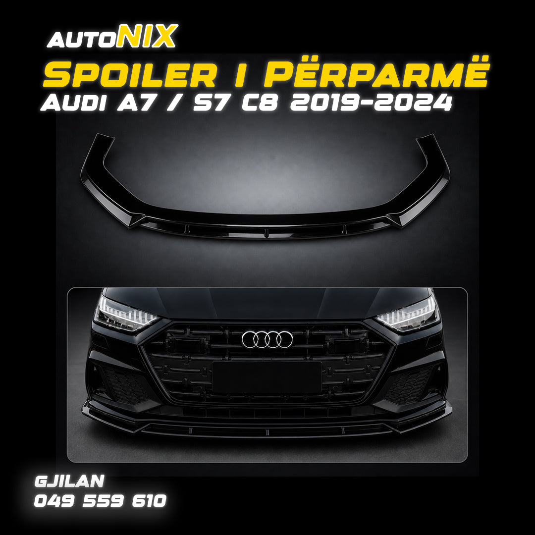 FRONT LIP për Audi A7 / S7 C8 2019–2024
