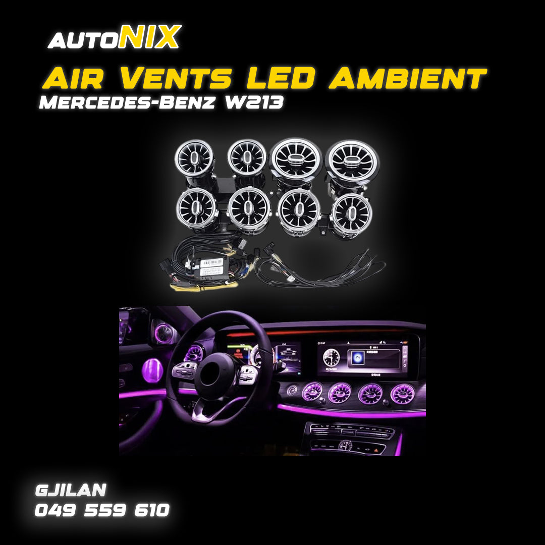 Air Vents LED Ambient për Mercedes-Benz E-Class W213