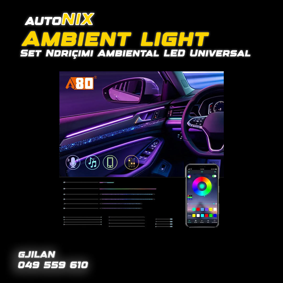 Ambient Light Universal për Vetura