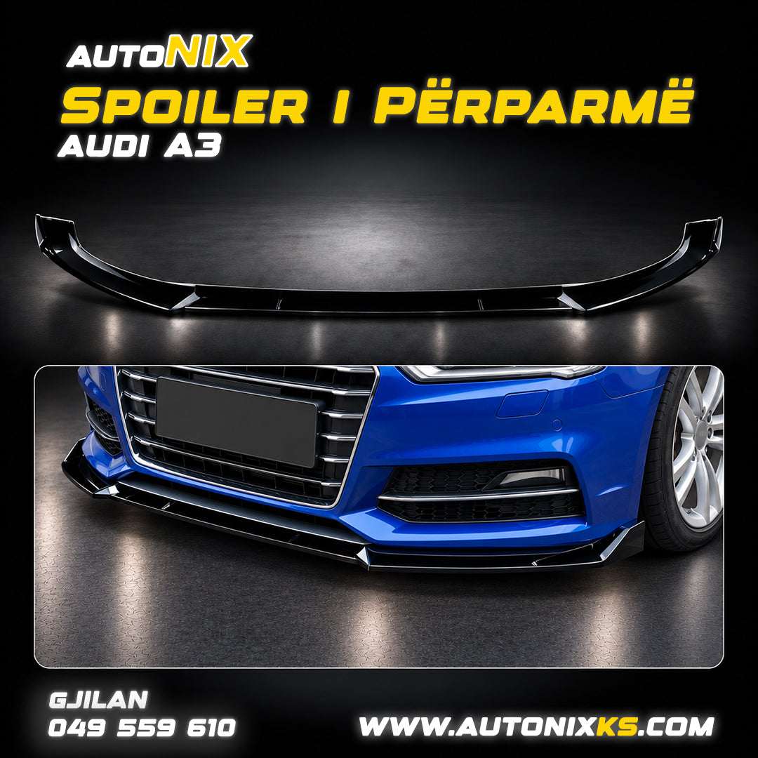 FRONT LIP për Audi A3 / S3 8V 2013–2016