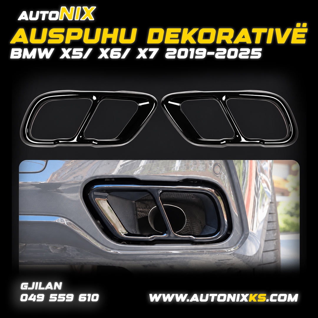 AUSPUHU DEKORATIVË për BMW X5 / X6 / X7 2019–2025