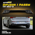 Difuzor i Pasëm për VW Golf 8