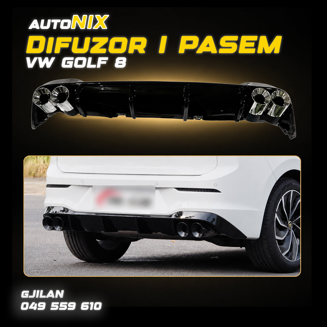 Difuzor i Pasëm për VW Golf 8