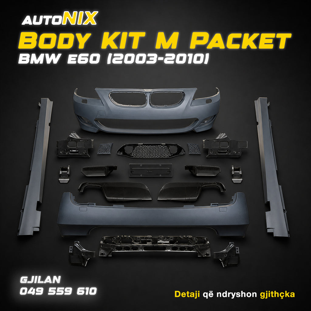 Body Kit M-Tech për BMW 5 Series E60 | 2003–2010