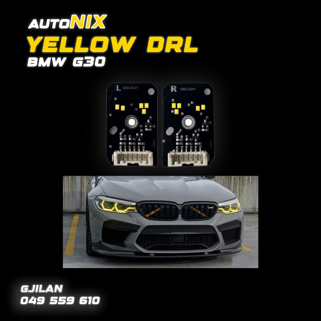 Modul Yellow DRL LED për BMW G30 Pre-Facelift