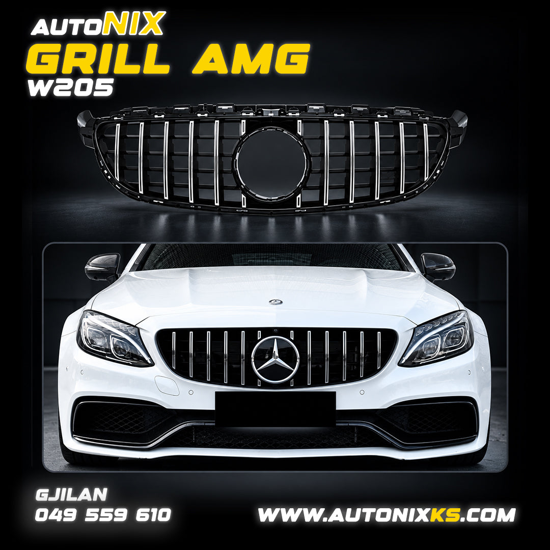 GRILË GT për Mercedes-Benz C-Class W205 2015–2018