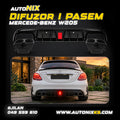 DIFUZOR I PASMË Brabus me LED për Mercedes-Benz C-Class W205 2014–2018